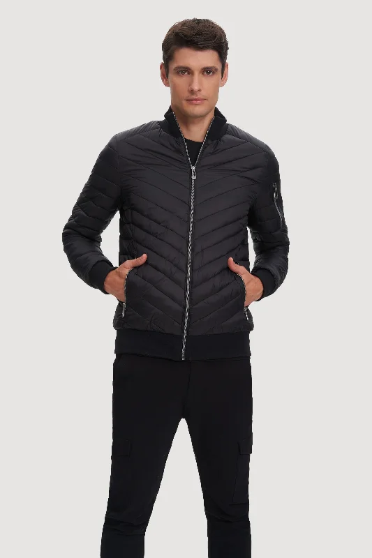 Men coats with a zip - out lining for easy cleaning and versatilityAlec