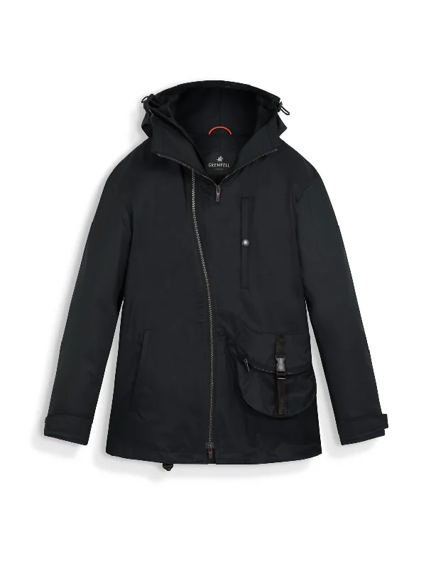 Thermal - tech men's parka with advanced heat - retaining technologyBowfell in Grenfell Cloth Navy
